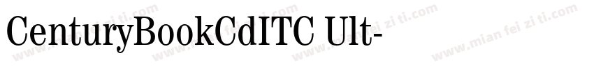 CenturyBookCdITC Ult字体转换